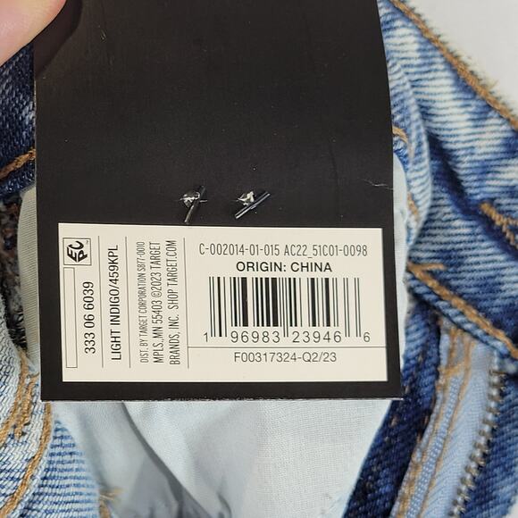 Art Class Girls' High-Rise Wide Leg Baggy Jeans, Light Wash, Sz 10, NWT - Picture 7 of 9